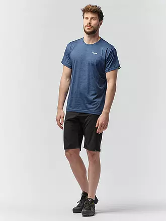 SALEWA | T-shirt de sport homme Puez Melange Dry | dunkelblau